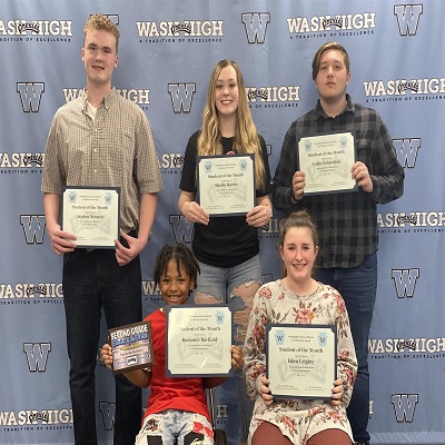  Students of the month for may